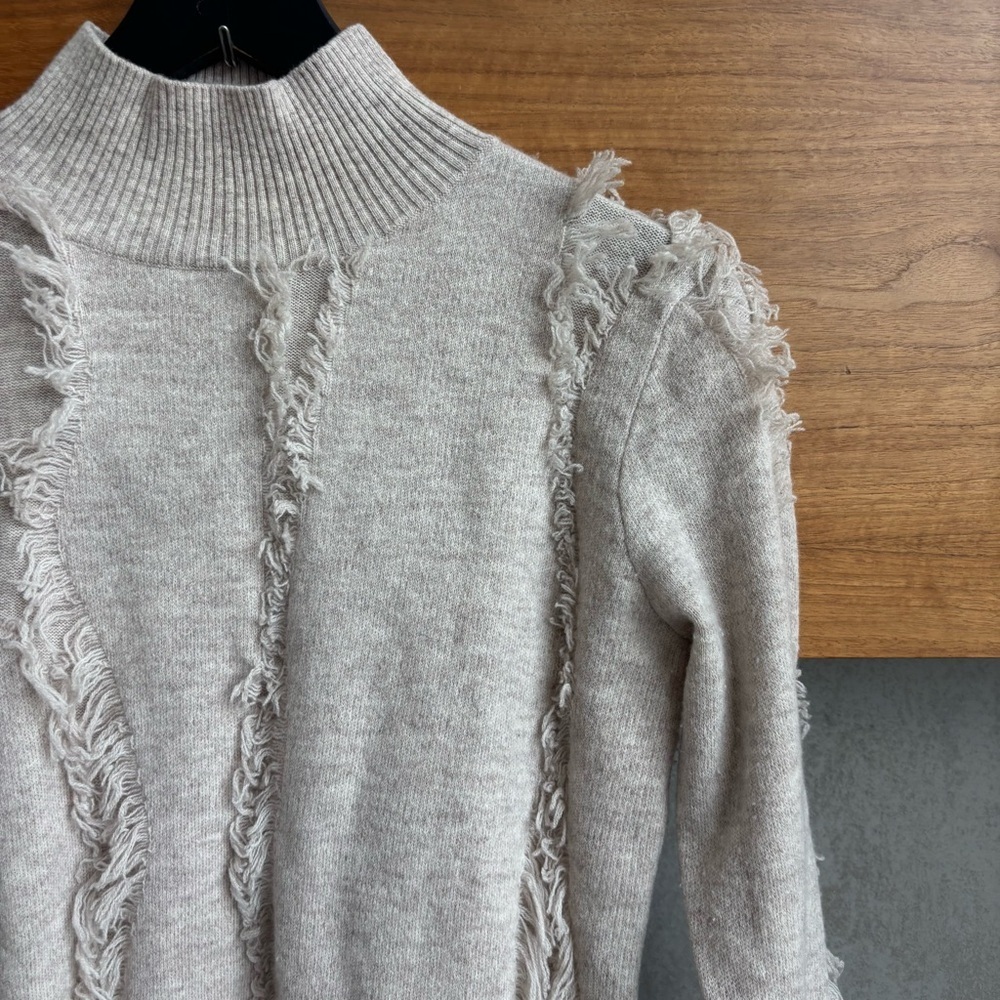 One Grey Day Turtleneck Sweater, Size XS - Picture 5 of 15